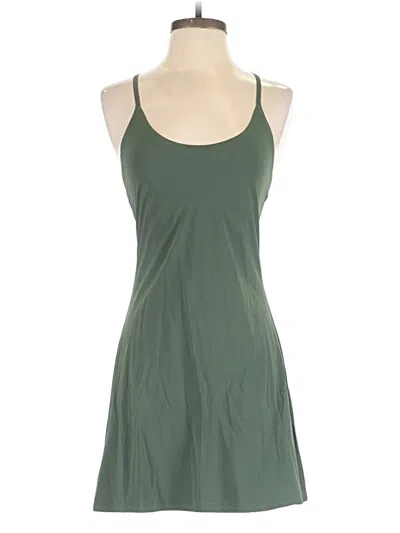 Pre-owned Outdoor Voices Casual Dress In Green