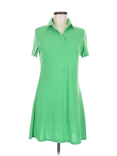 Pre-owned Outdoor Voices Casual Dress In Green