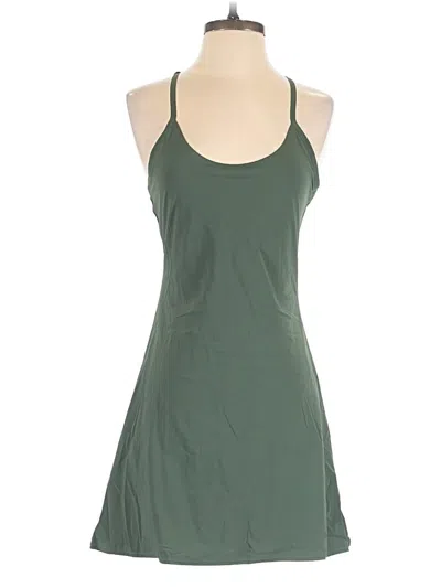 Pre-owned Outdoor Voices Casual Dress In Green