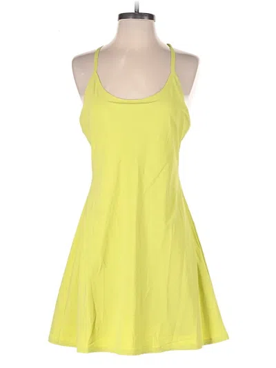 Pre-owned Outdoor Voices Casual Dress In Green