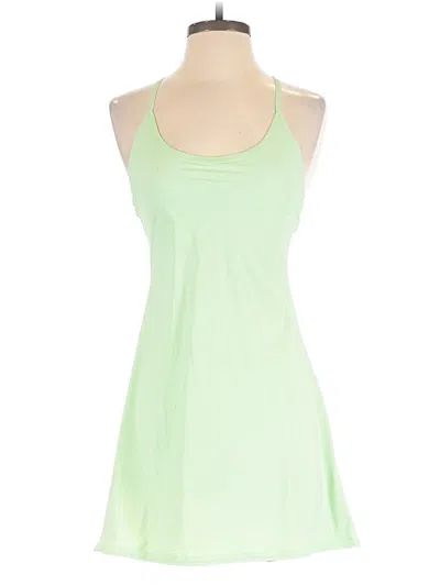 Pre-owned Outdoor Voices Casual Dress In Green