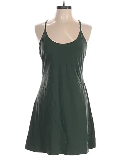 Pre-owned Outdoor Voices Casual Dress In Green