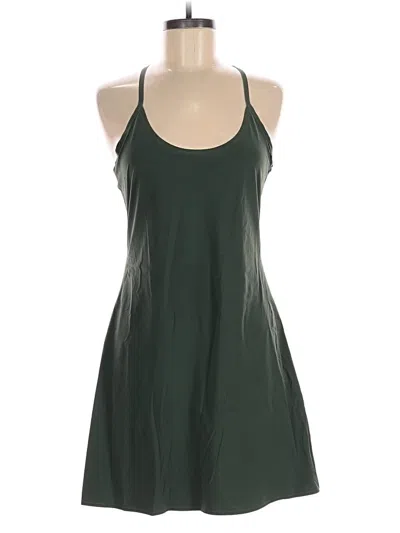 Pre-owned Outdoor Voices Casual Dress In Green