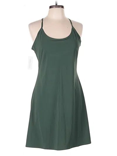 Pre-owned Outdoor Voices Casual Dress In Green