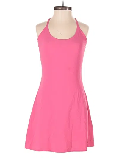 Pre-owned Outdoor Voices Casual Dress In Pink