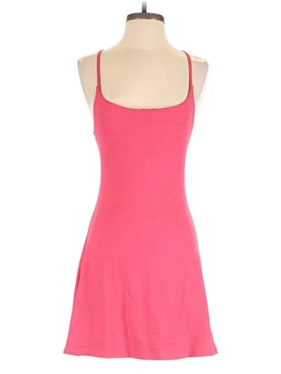 Pre-owned Outdoor Voices Casual Dress In Pink