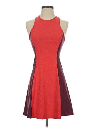 Pre-owned Outdoor Voices Casual Dress In Red