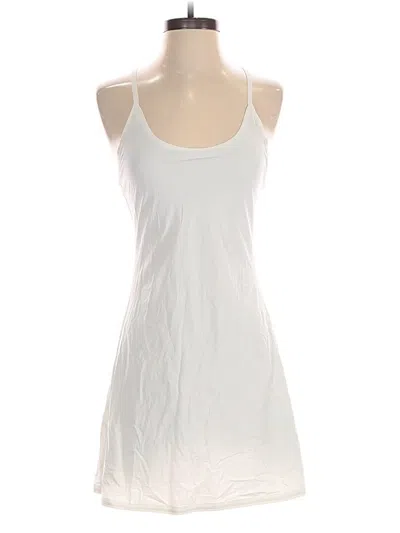 Pre-owned Outdoor Voices Casual Dress In White