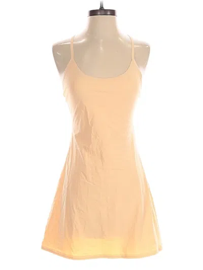 Pre-owned Outdoor Voices Casual Dress In White