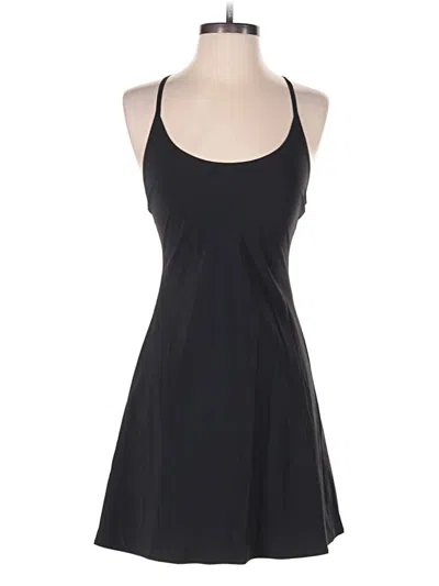 Pre-owned Outdoor Voices Cocktail Dress In Black