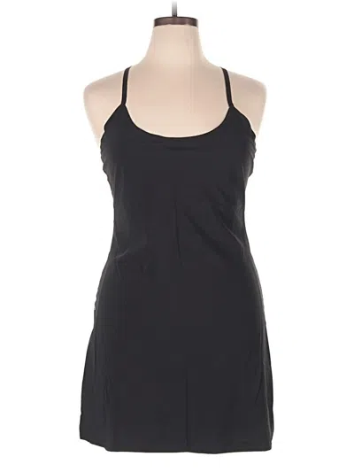 Pre-owned Outdoor Voices Cocktail Dress In Black