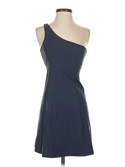 Pre-owned Outdoor Voices Cocktail Dress In Blue
