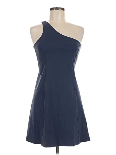 Pre-owned Outdoor Voices Cocktail Dress In Blue