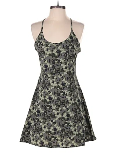 Pre-owned Outdoor Voices Cocktail Dress In Green
