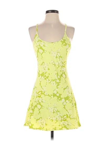 Pre-owned Outdoor Voices Cocktail Dress In Green