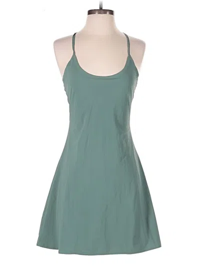 Pre-owned Outdoor Voices Cocktail Dress In Green