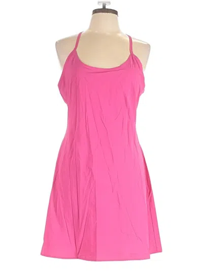 Pre-owned Outdoor Voices Cocktail Dress In Pink