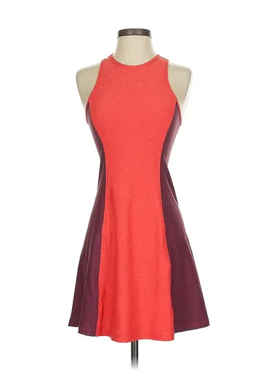 Pre-owned Outdoor Voices Cocktail Dress In Red