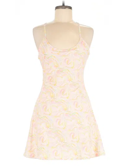 Pre-owned Outdoor Voices Cocktail Dress In White