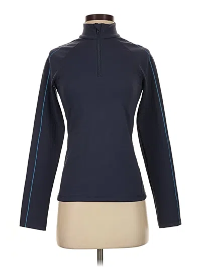 Pre-owned Outdoor Voices Fleece Jacket In Blue