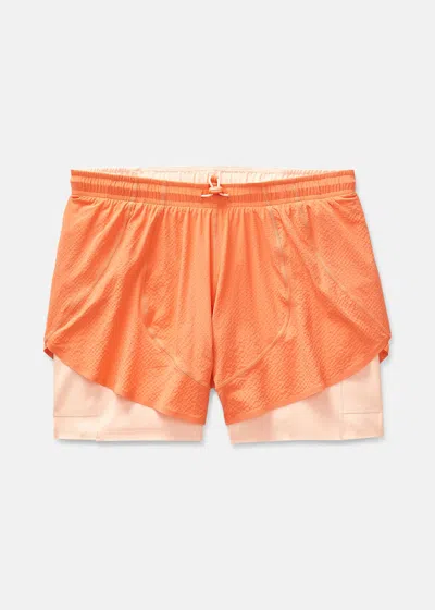 Outdoor Voices Jog 6" Shorts In Camellia/snapdragon