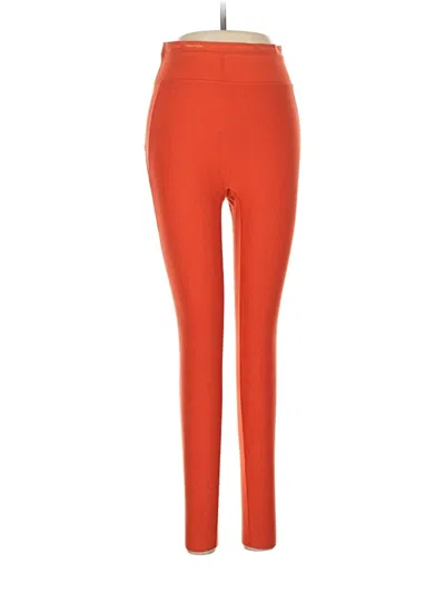 Pre-owned Outdoor Voices Leggings In Orange