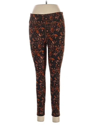 Pre-owned Outdoor Voices Leggings In Orange