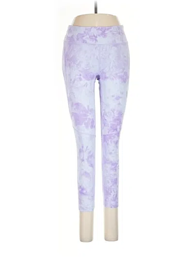 Pre-owned Outdoor Voices Leggings In Purple