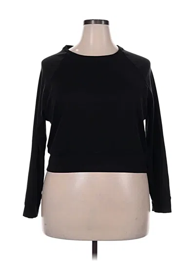 Pre-owned Outdoor Voices Long Sleeve T-shirt In Black