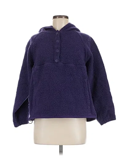 Pre-owned Outdoor Voices Poncho In Purple