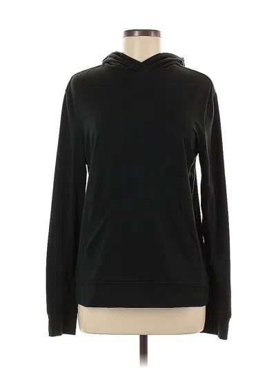 Pre-owned Outdoor Voices Pullover Hoodie In Black
