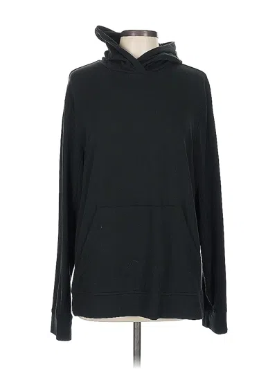 Pre-owned Outdoor Voices Pullover Hoodie In Black