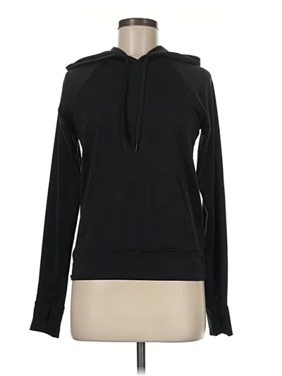 Pre-owned Outdoor Voices Pullover Hoodie In Black