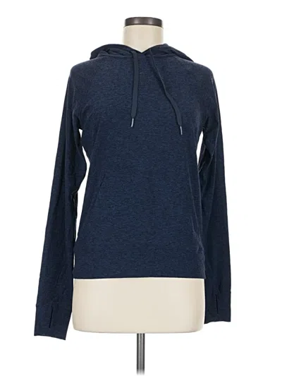 Pre-owned Outdoor Voices Pullover Hoodie In Blue