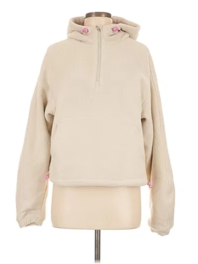 Pre-owned Outdoor Voices Pullover Hoodie In Brown