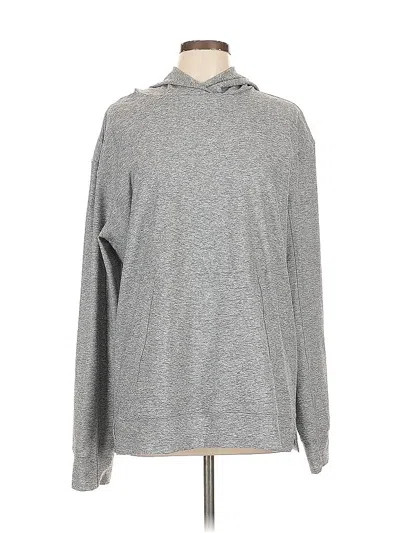 Pre-owned Outdoor Voices Pullover Hoodie In Gray