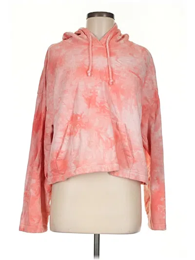 Pre-owned Outdoor Voices Pullover Hoodie In Pink