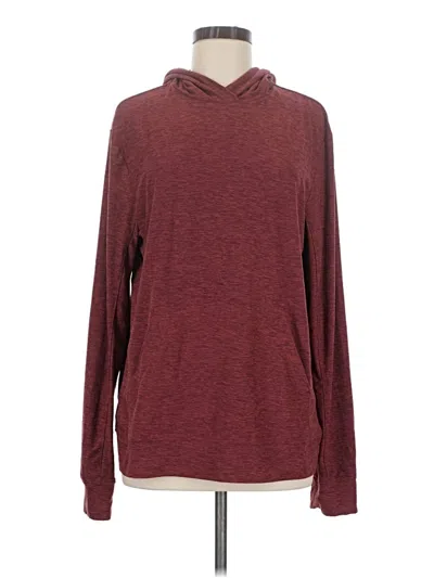 Pre-owned Outdoor Voices Pullover Sweater In Burgundy