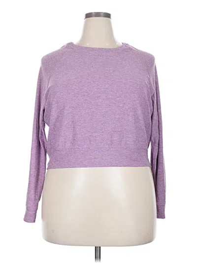 Pre-owned Outdoor Voices Pullover Sweater In Purple