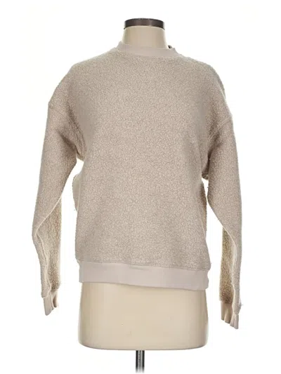 Pre-owned Outdoor Voices Pullover Sweater In Tan