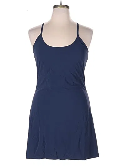 Pre-owned Outdoor Voices Romper In Blue
