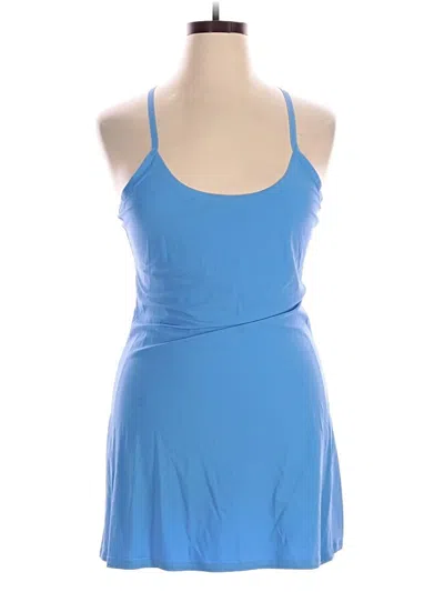 Pre-owned Outdoor Voices Romper In Blue