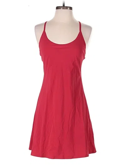 Pre-owned Outdoor Voices Romper In Red