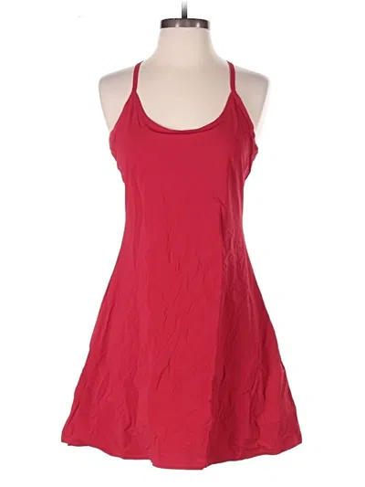 Pre-owned Outdoor Voices Romper In Red