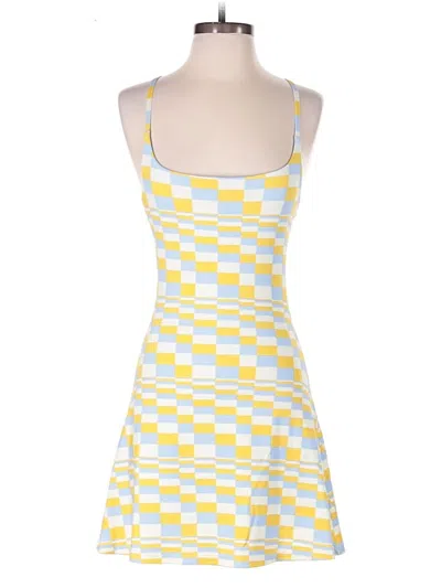 Pre-owned Outdoor Voices Romper In Yellow
