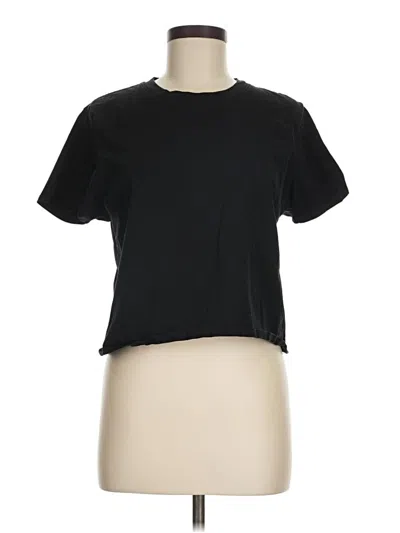 Pre-owned Outdoor Voices Short Sleeve T-shirt In Black