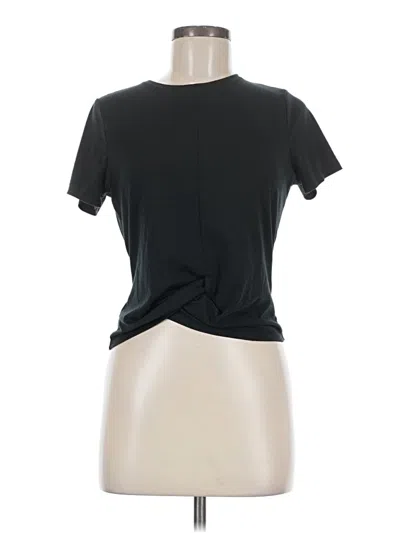 Pre-owned Outdoor Voices Short Sleeve T-shirt In Black