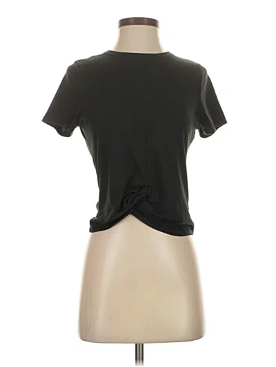 Pre-owned Outdoor Voices Short Sleeve T-shirt In Black