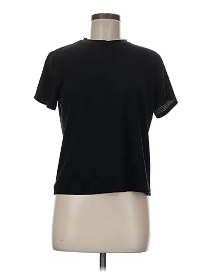 Pre-owned Outdoor Voices Short Sleeve T-shirt In Black