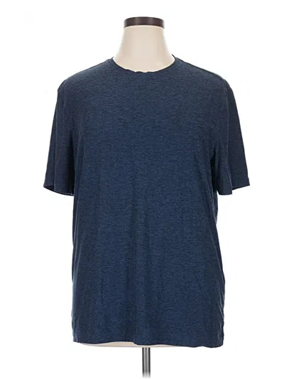Pre-owned Outdoor Voices Short Sleeve T-shirt In Blue